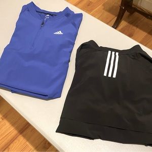 This listing is for 2 Adidas pullovers. Men’s Size 2XL